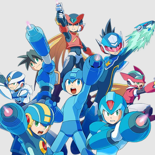 8 protagonists from the Mega Man Franchise