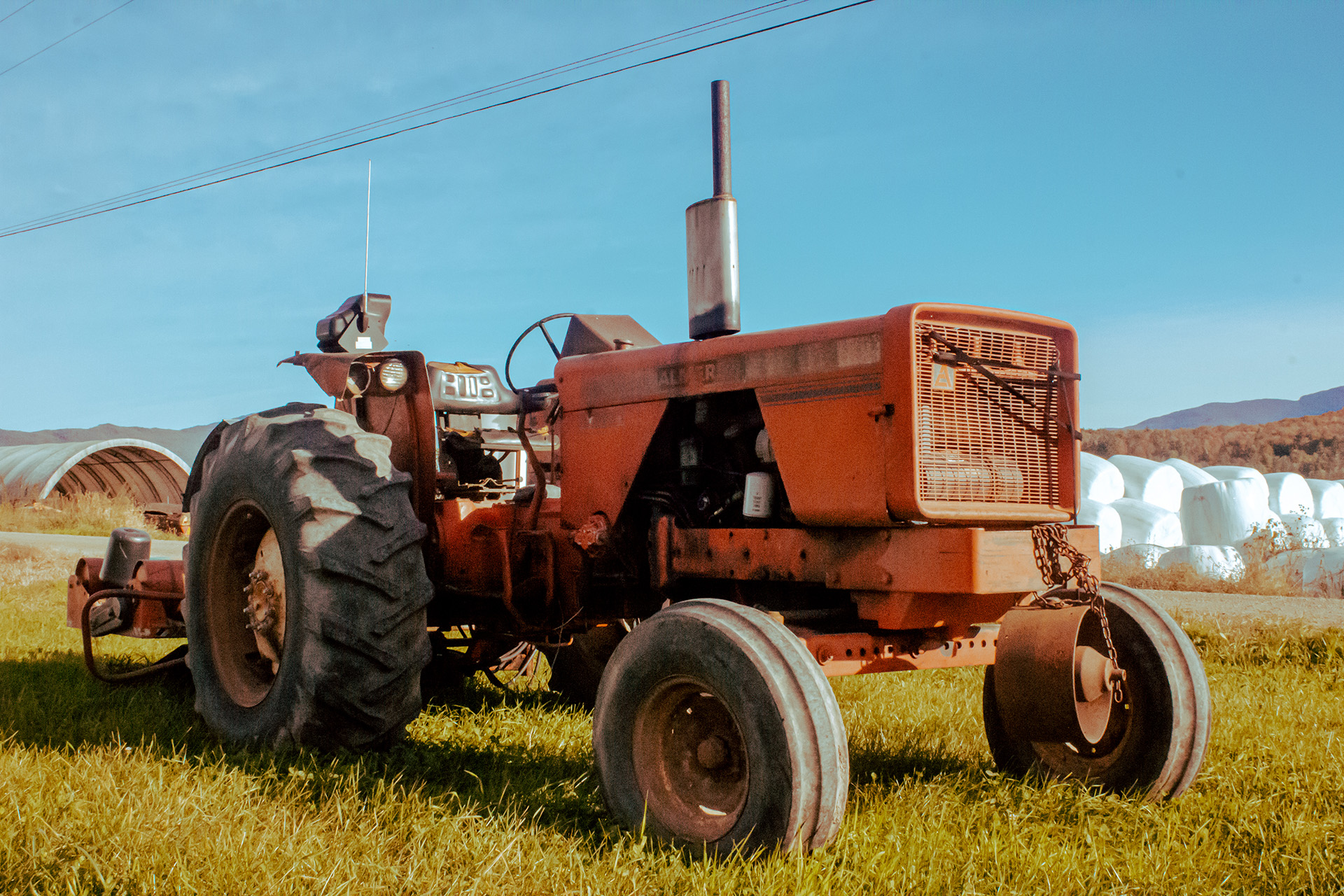 An old but reliable tractor